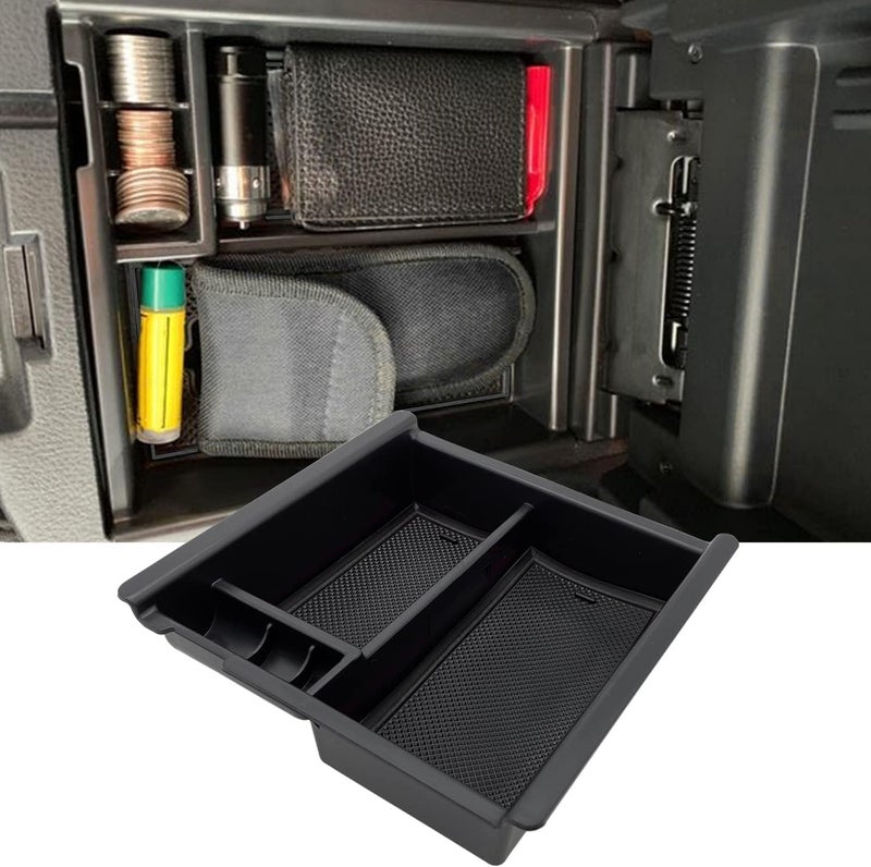JOJOMARK Compatible with Toyota Tacoma Accessories Center Console Tray Organizer Armrest Box Secondary Storage Fits for Tacoma 2023 2022 2021 2020 2019 2018 2017 2016 (Black) - Image 1